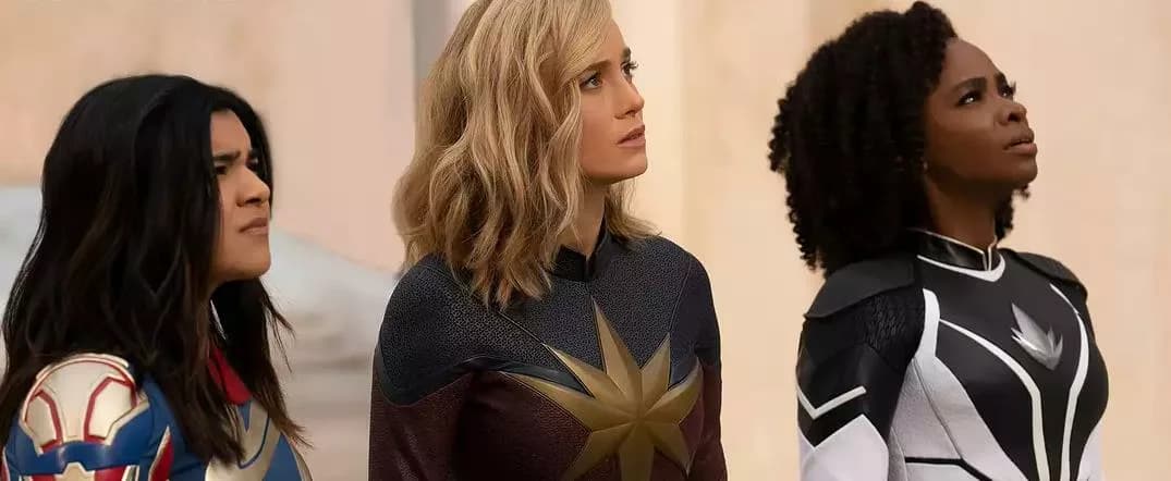 As Marvels forma trio de heroínas com novo trailer, assista