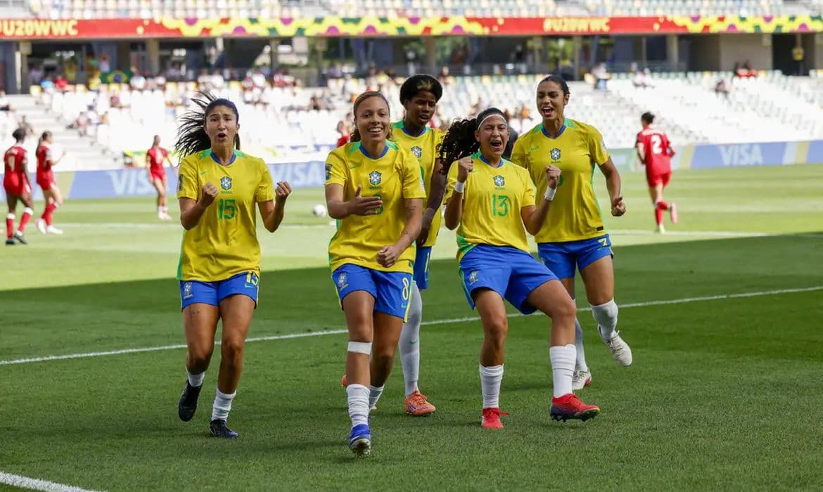 Seleção Brasileira Feminina Sub-20 vence Canadá e avança no Mundial