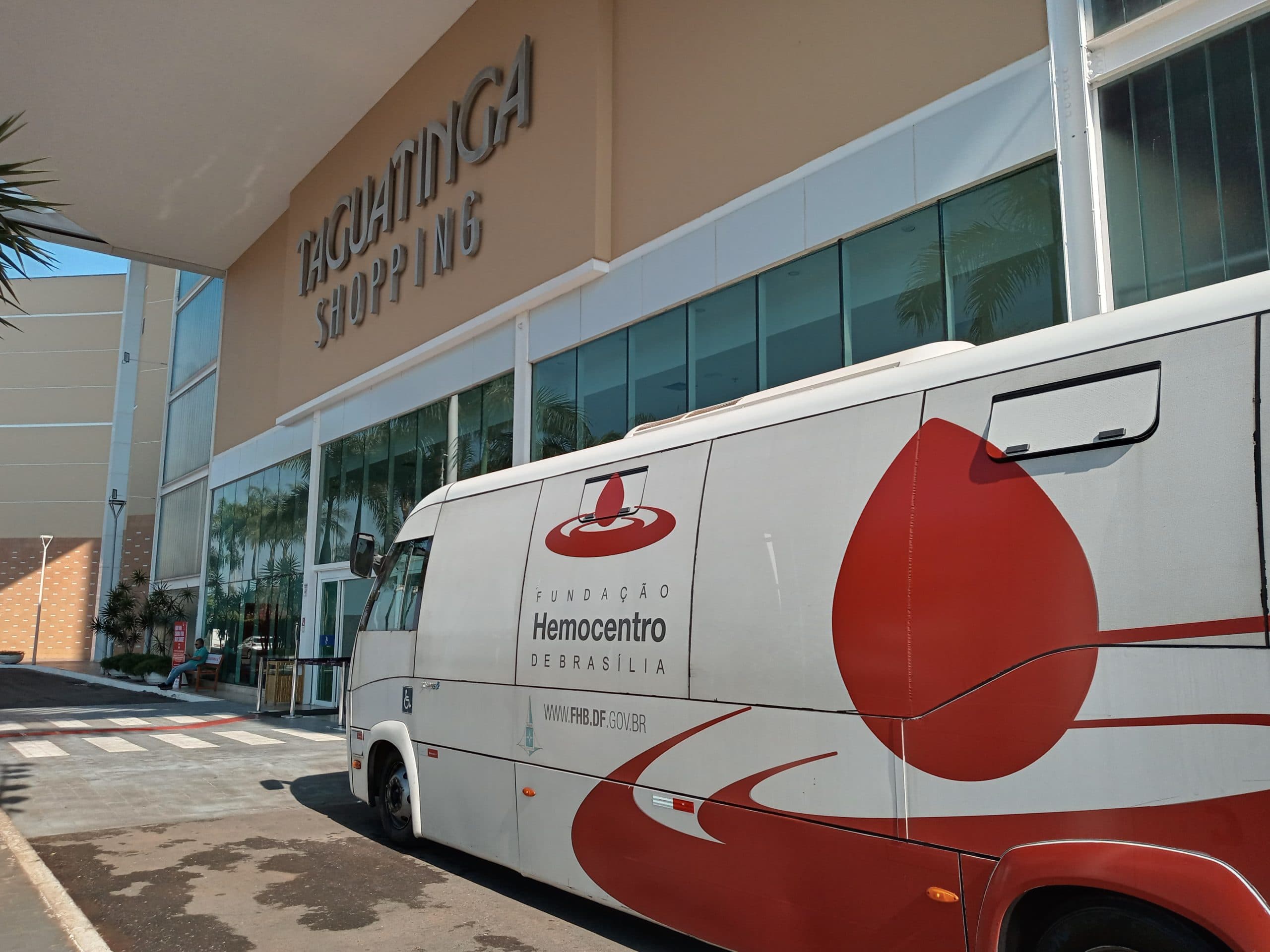 Transporte gratuito para doadores de sangue volta a Taguatinga