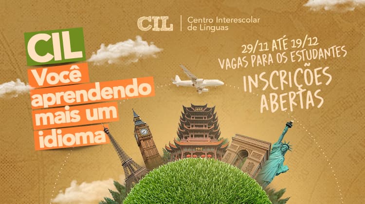 Centros interescolares de línguas abrem inscrições nesta terça (29)