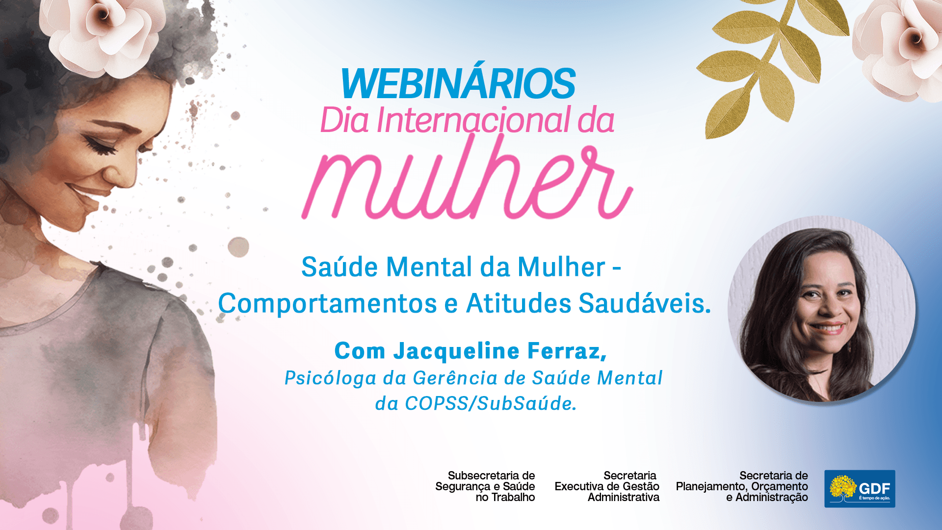 Webinário sobre saúde mental da mulher está disponível para visualização