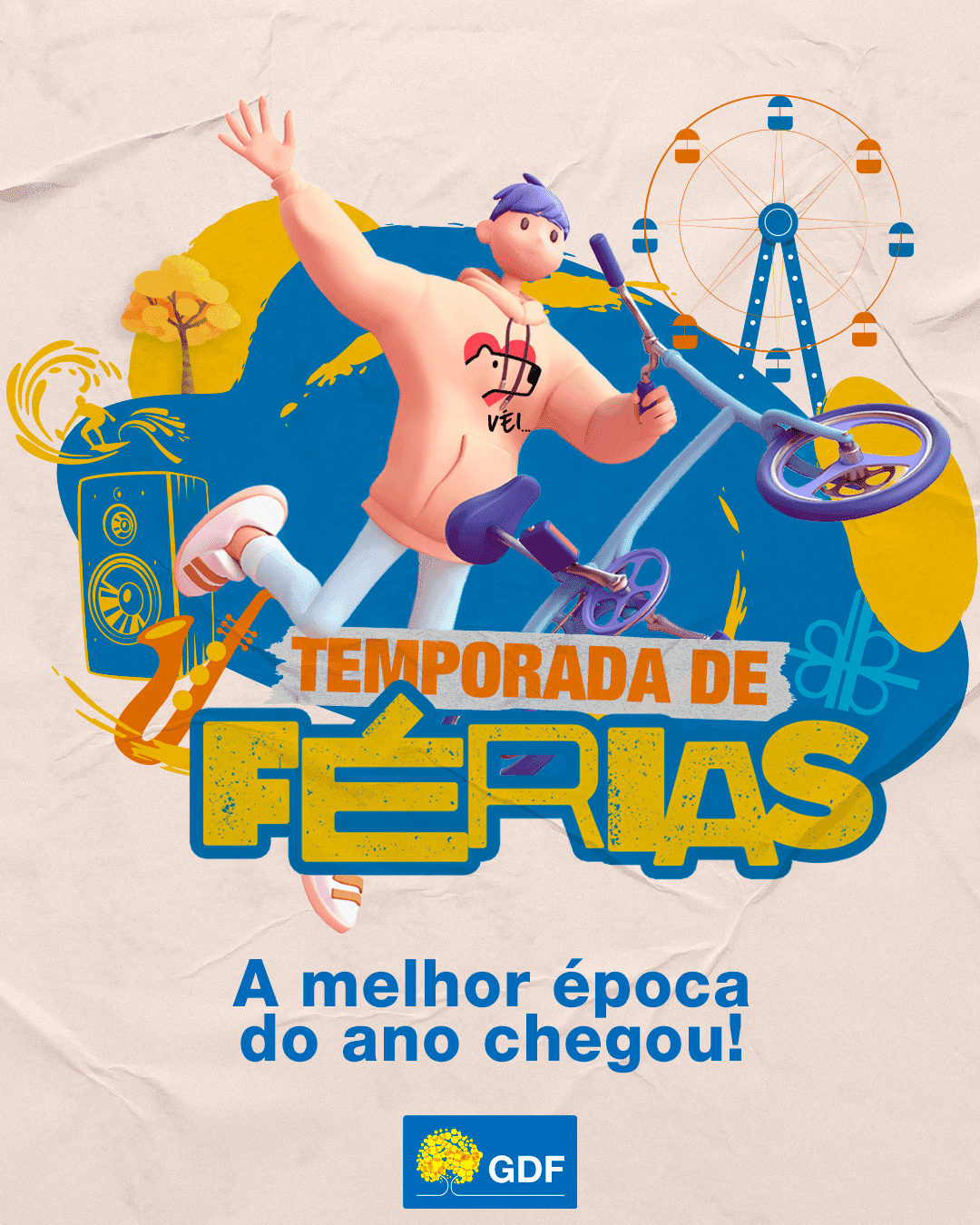 Boas dicas de rolê para a criançada são tema de campanha digital