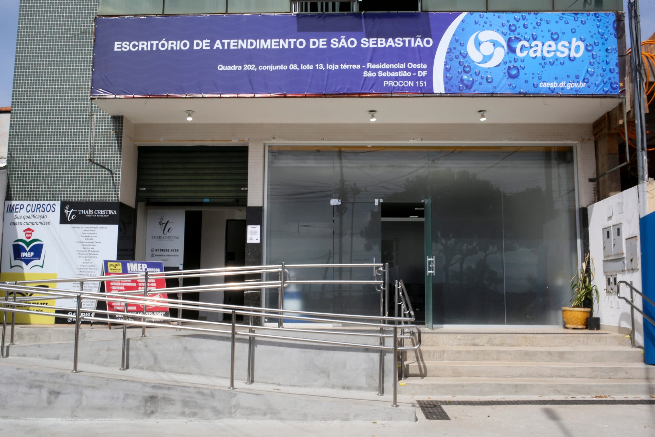 Escritório de atendimento da Caesb em São Sebastião tem novo endereço