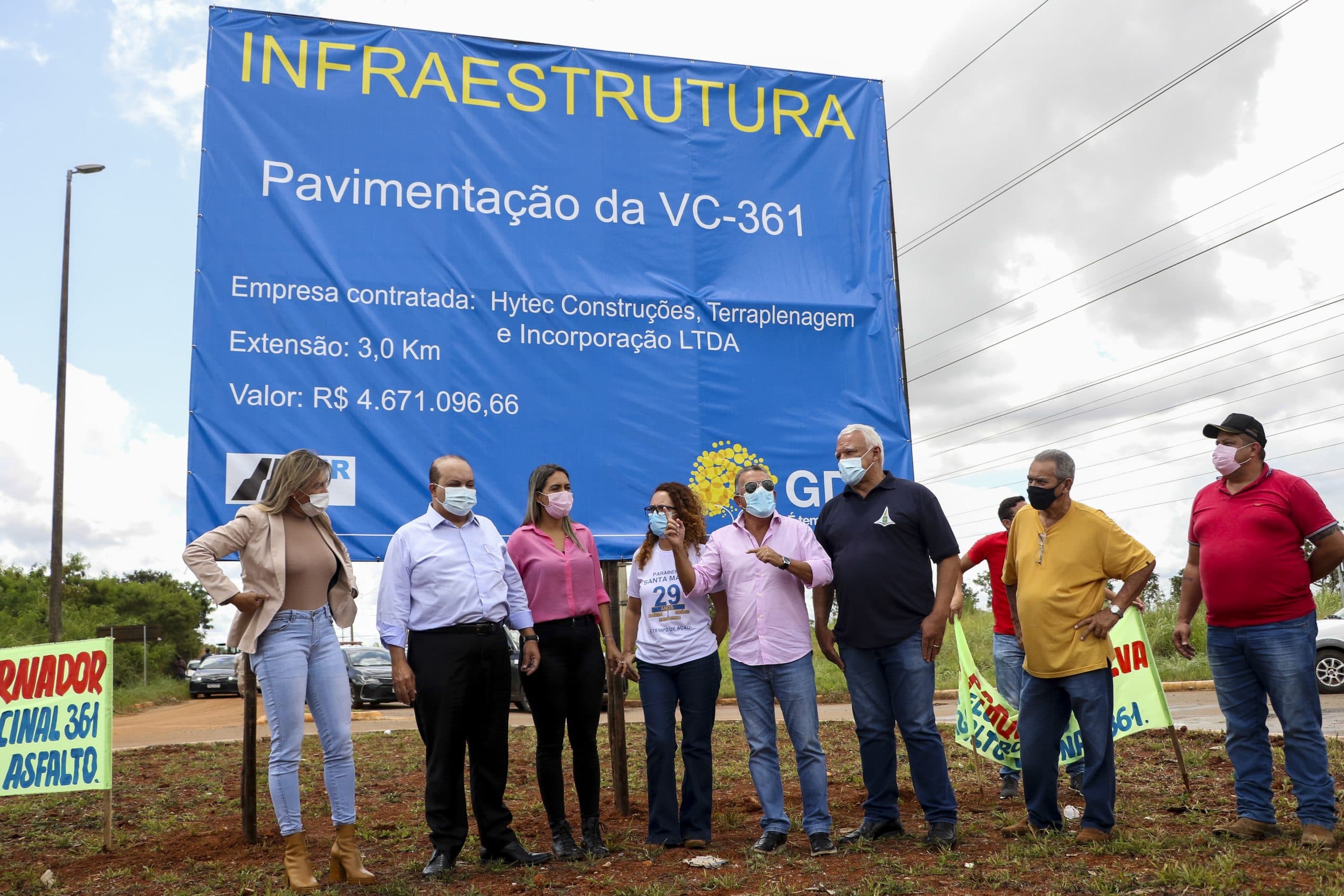 Asfalto chega à estrada VC-361, em Santa Maria