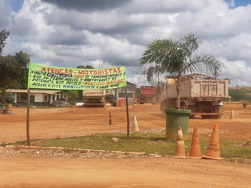 Recebimento de entulhos será restrito a cadastrados