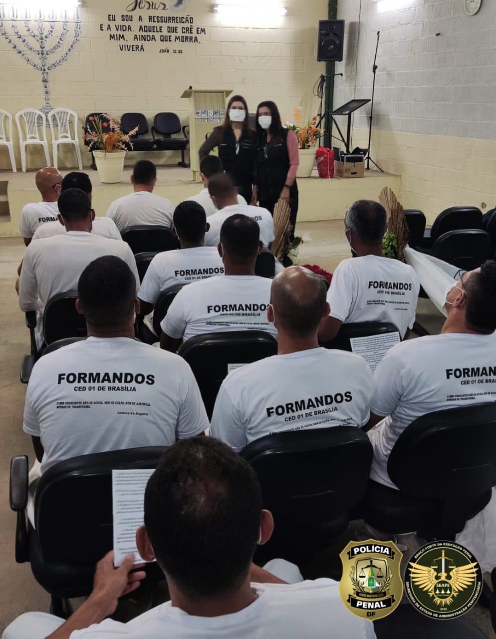 Custodiados do Centro de Progressão Penitenciária se formam