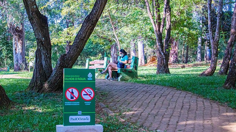 Parque Ecológico Olhos d’Água fecha para manutenção