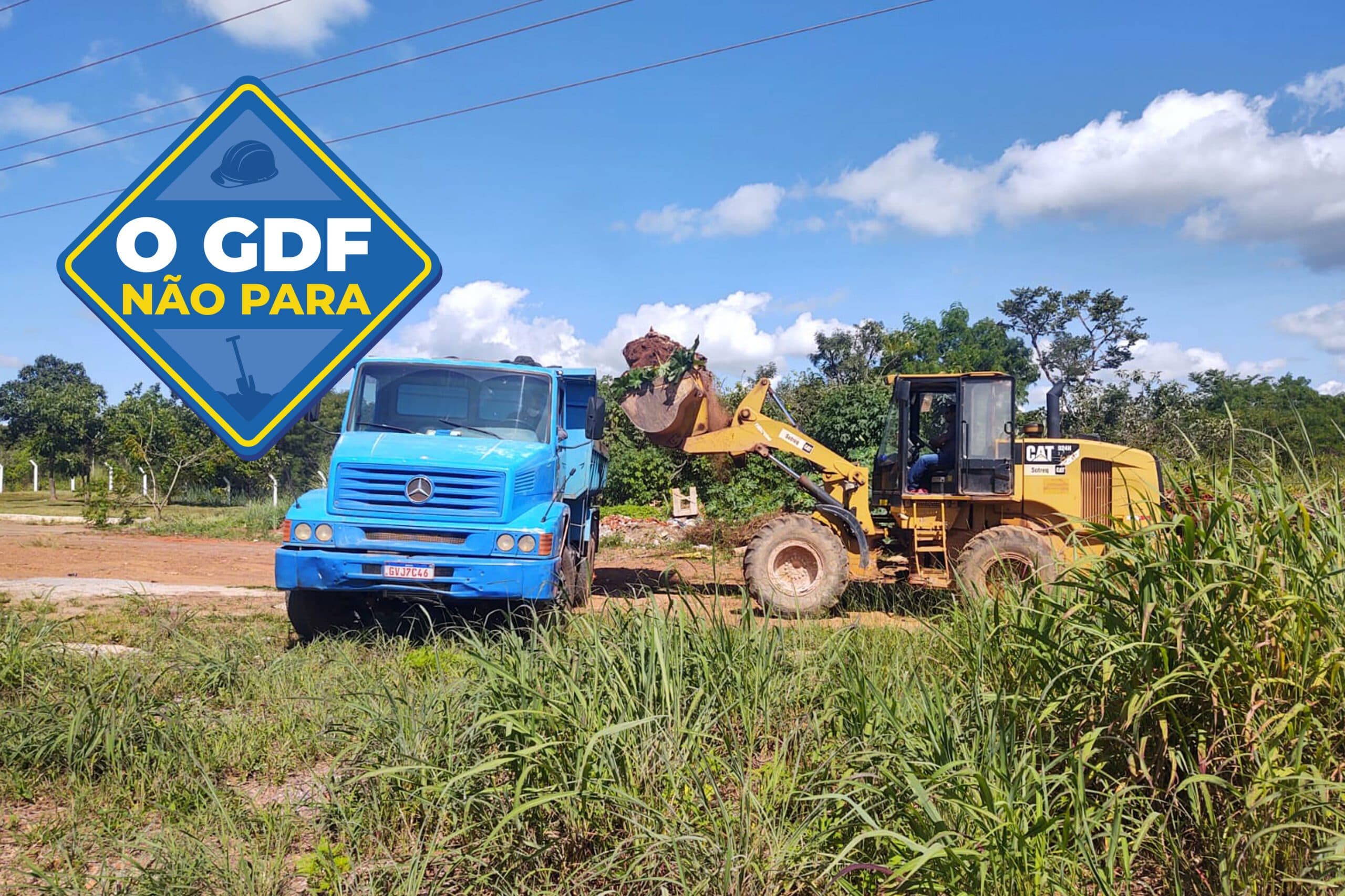 GDF e moradores se unem contra descarte de lixo irregular no Itapoã