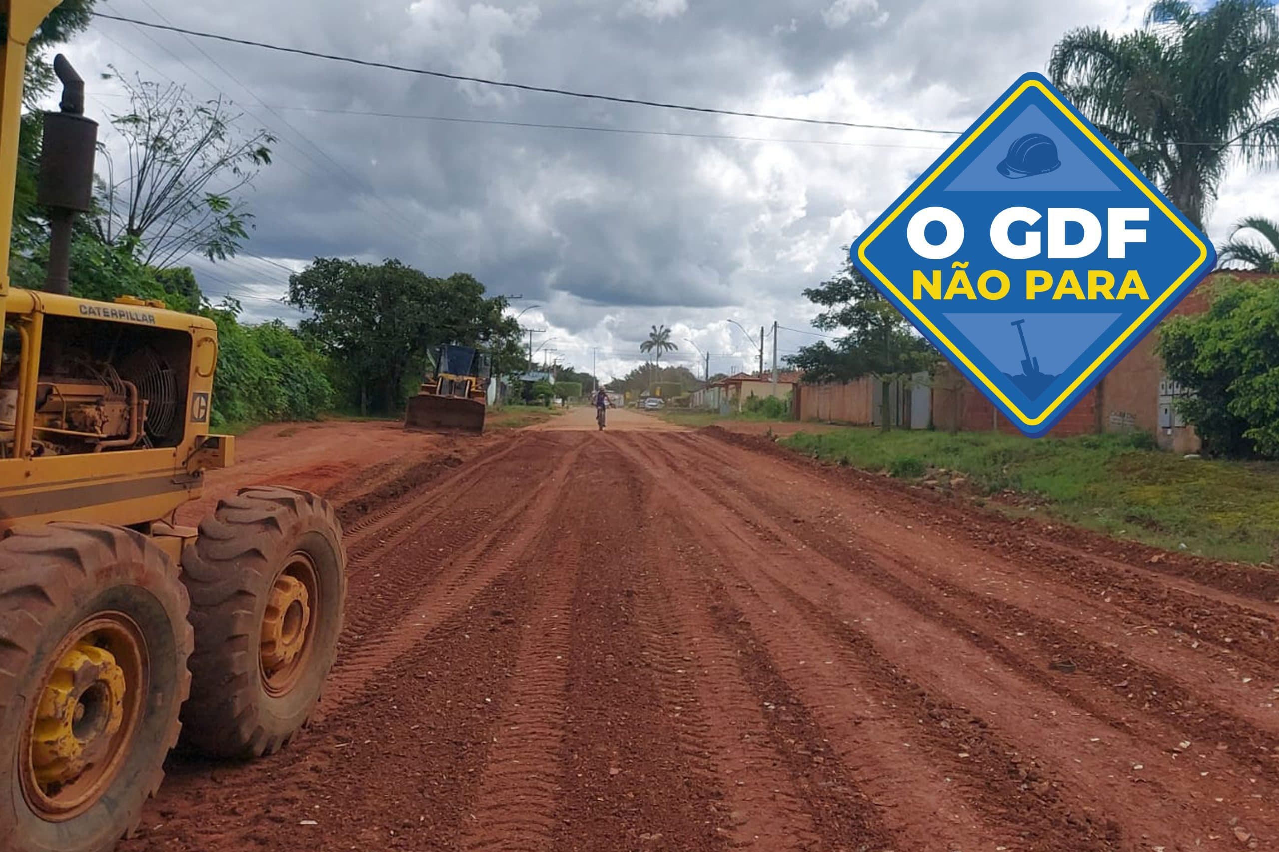 Com as chuvas, reforço na manutenção de vias no Riacho Fundo II