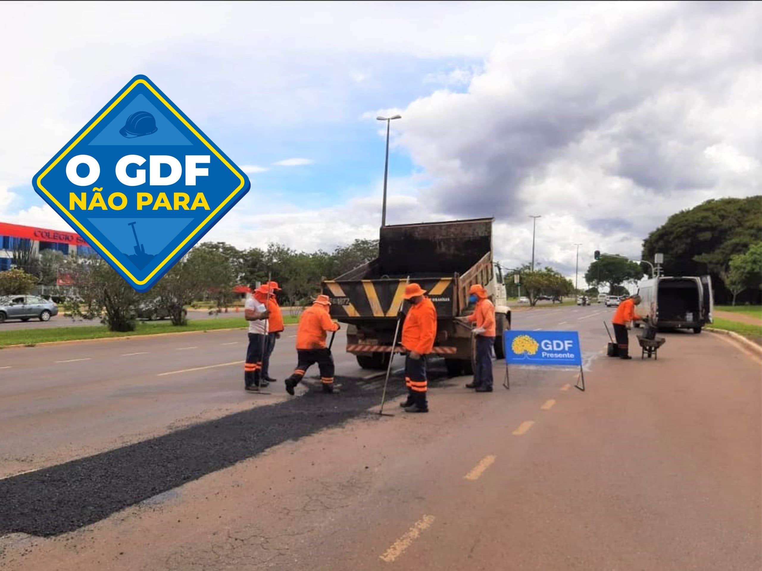 GDF Presente atua na segurança e manutenção das vias