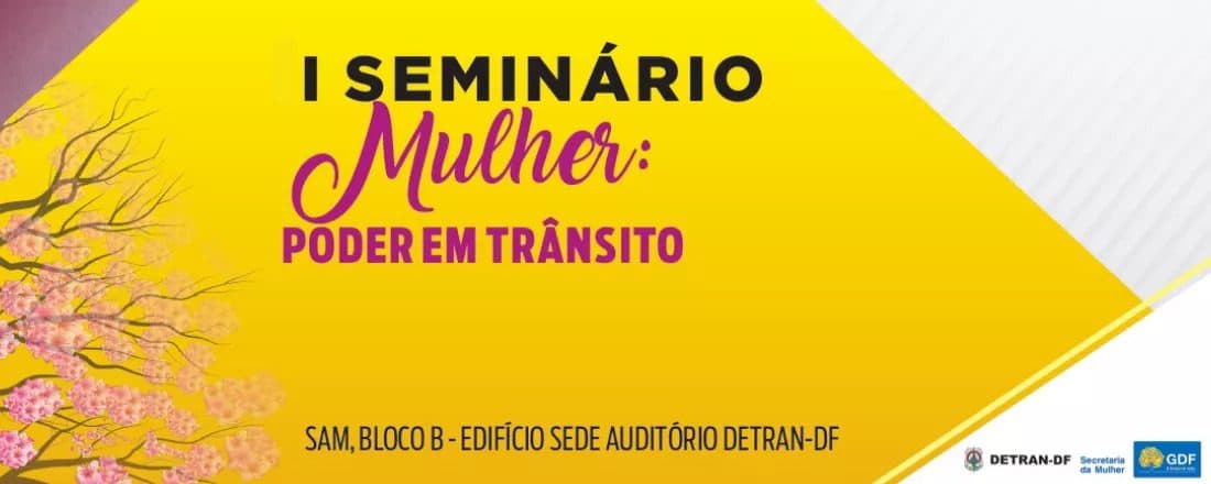 Detran abre inscrições gratuitas para seminário sobre saúde da mulher
