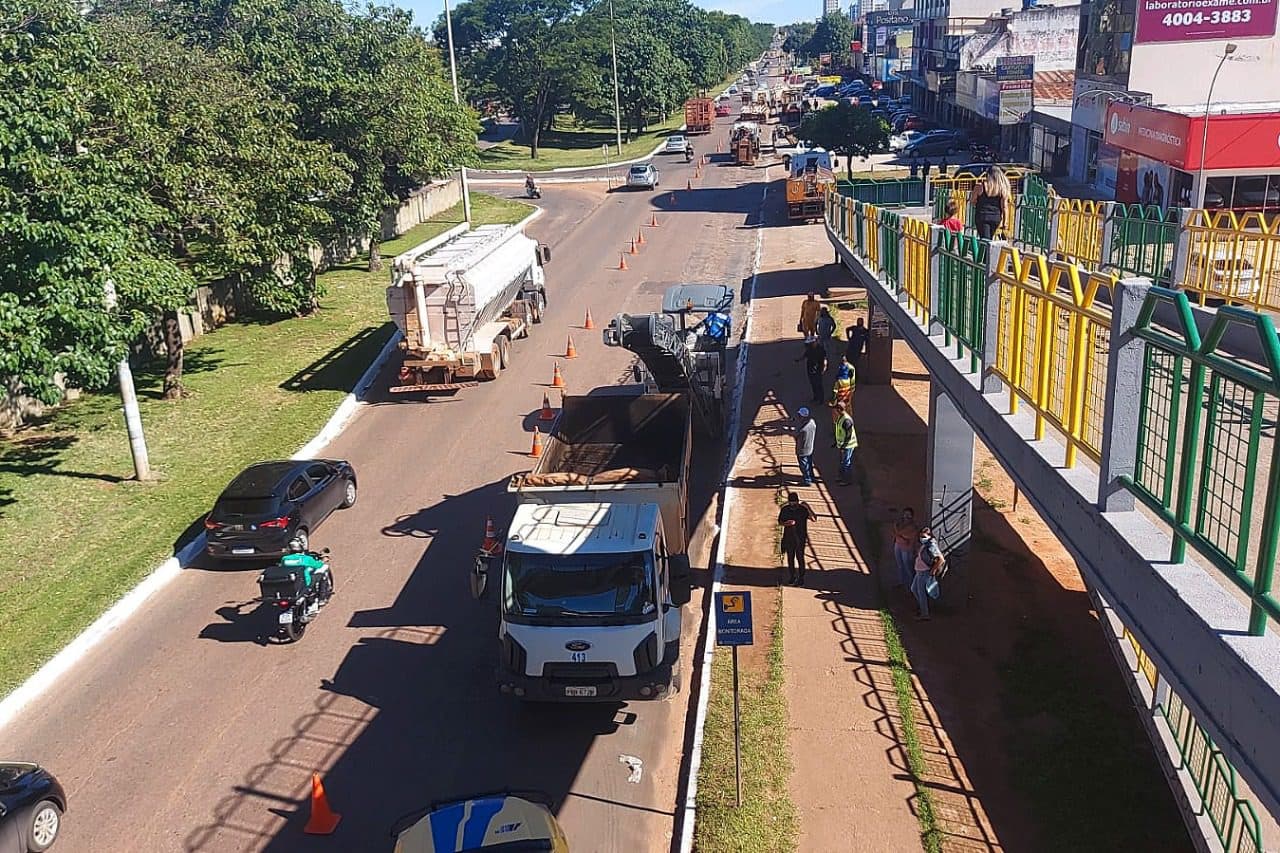 Começa a recuperação asfáltica de trecho no Pistão Sul