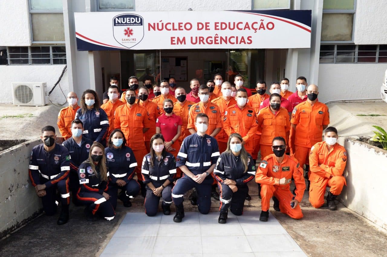 Samu capacita bombeiros para atendimentos em emergências