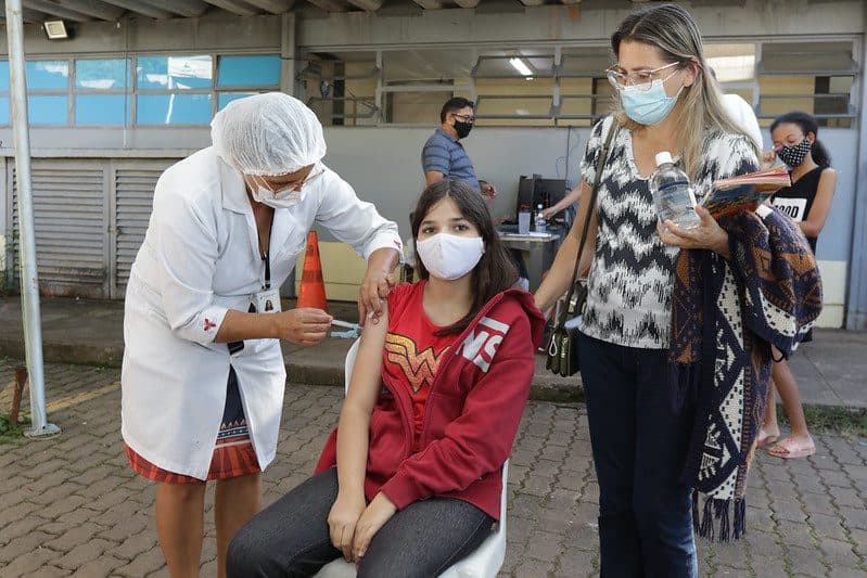 Mais de 109 mil crianças do DF receberam a 1ª dose contra a covid-19