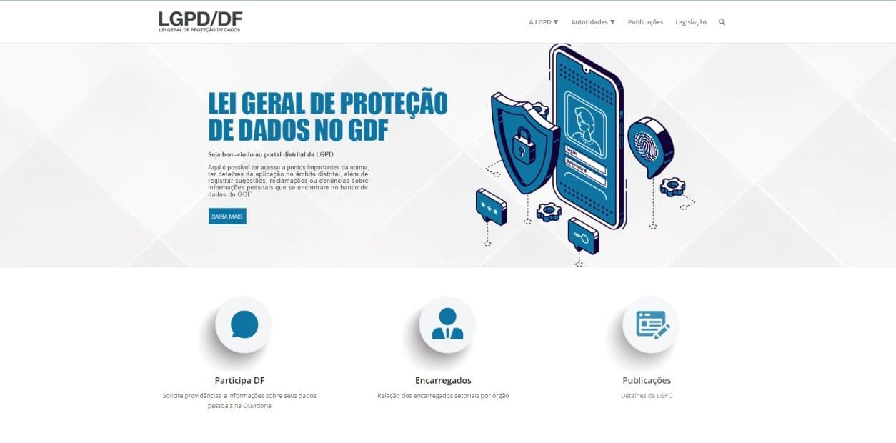 Portal da Lei de Proteção de Dados do GDF ganha novo layout