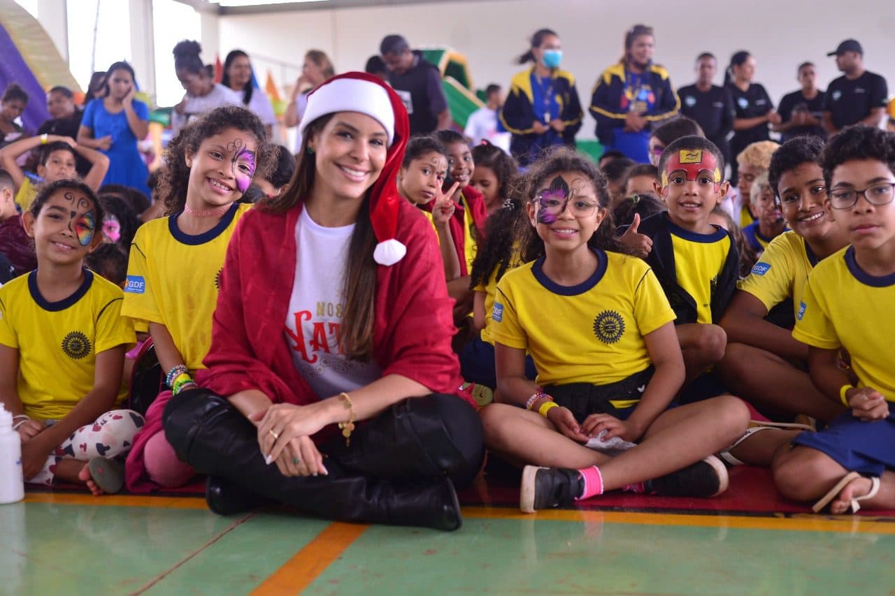 Ação de Natal do GDF reúne 250 crianças no Centro Olímpico de Ceilândia