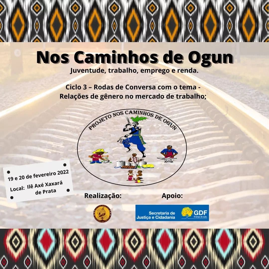 3º Ciclo do projeto Nos Caminhos de Ogun será no fim de semana