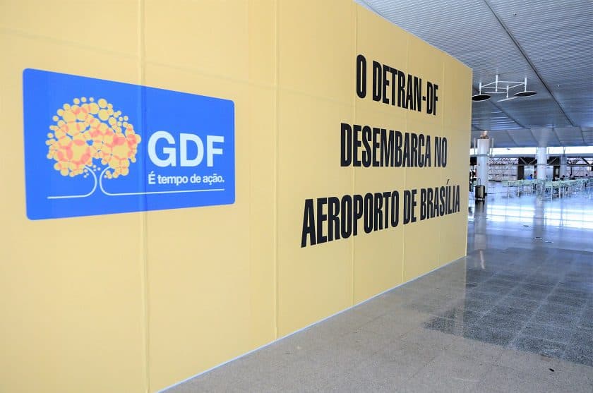Detran abre posto de atendimento no Aeroporto Internacional de Brasília