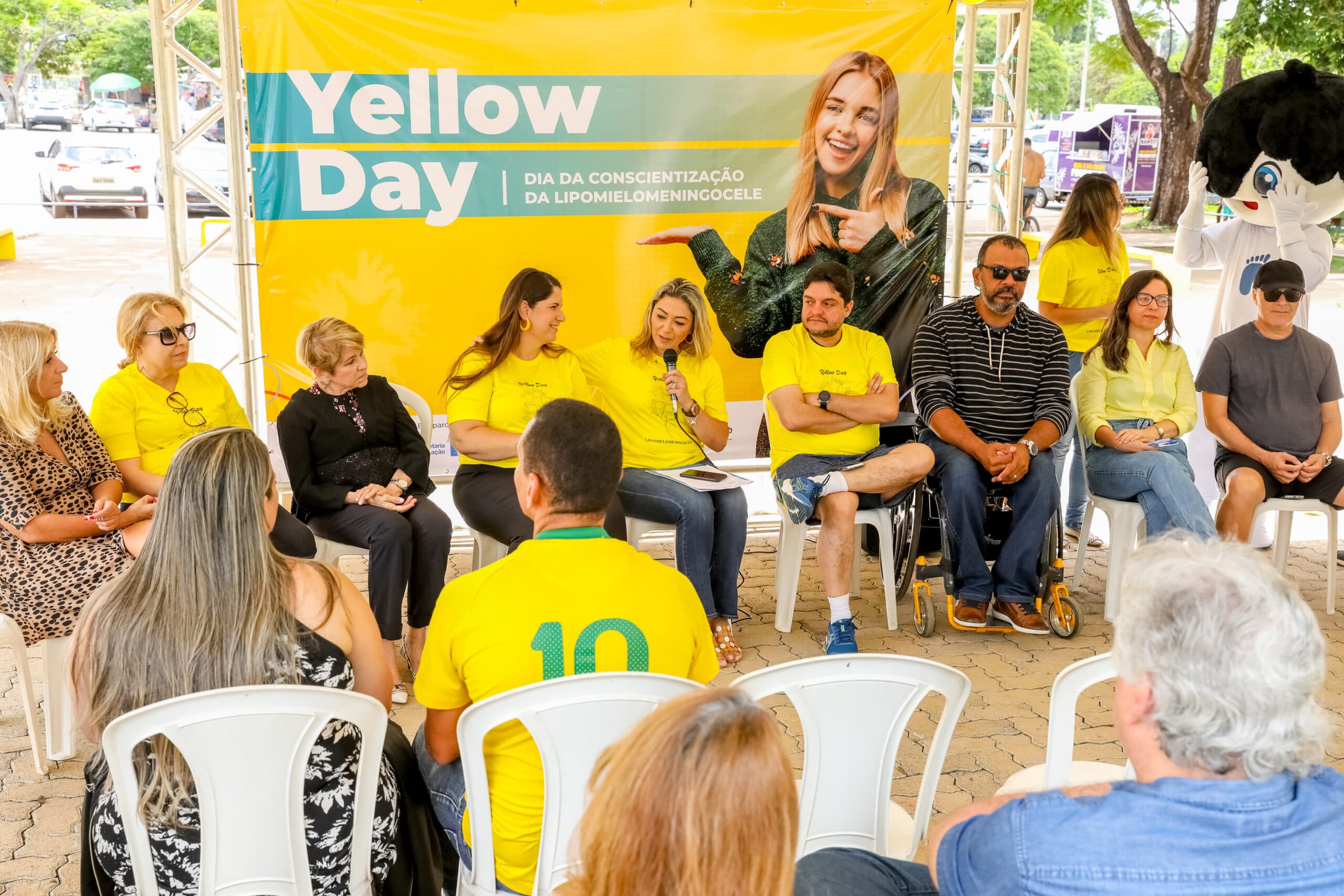 Yellow Day conscientiza sobre a doença lipomielomeningocele