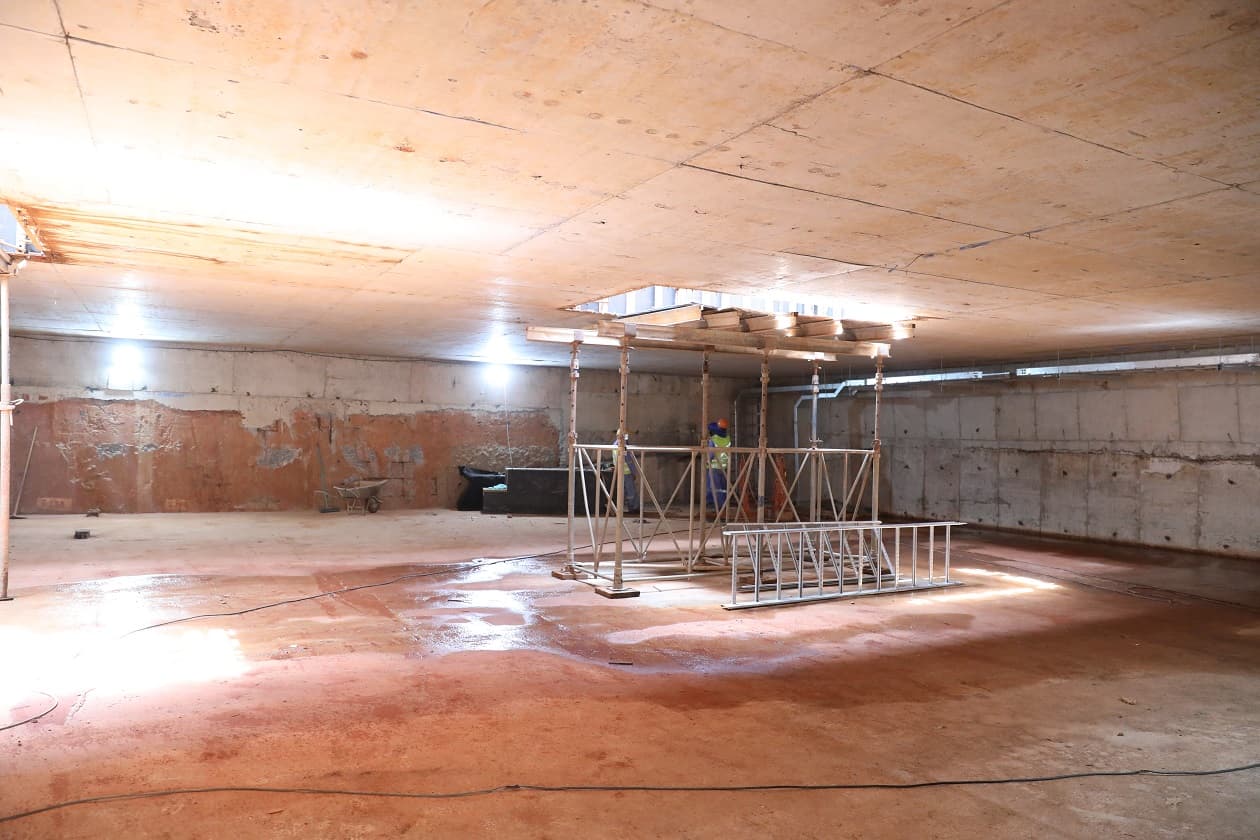 Centro operacional do Túnel de Taguatinga está em fase de acabamento