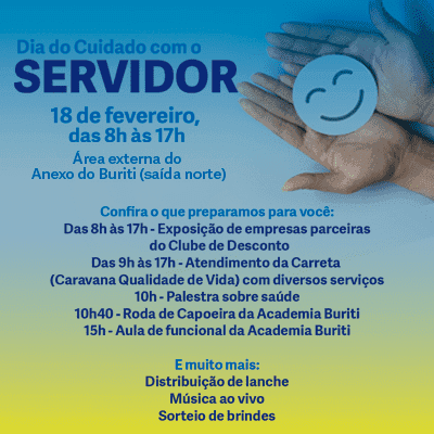 GDF promove o Dia do Cuidado com o Servidor