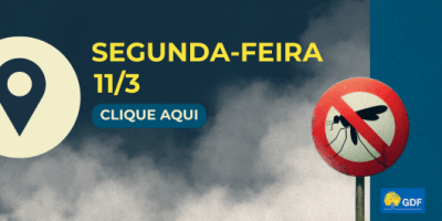 Veja a rota do fumacê nesta segunda (11)