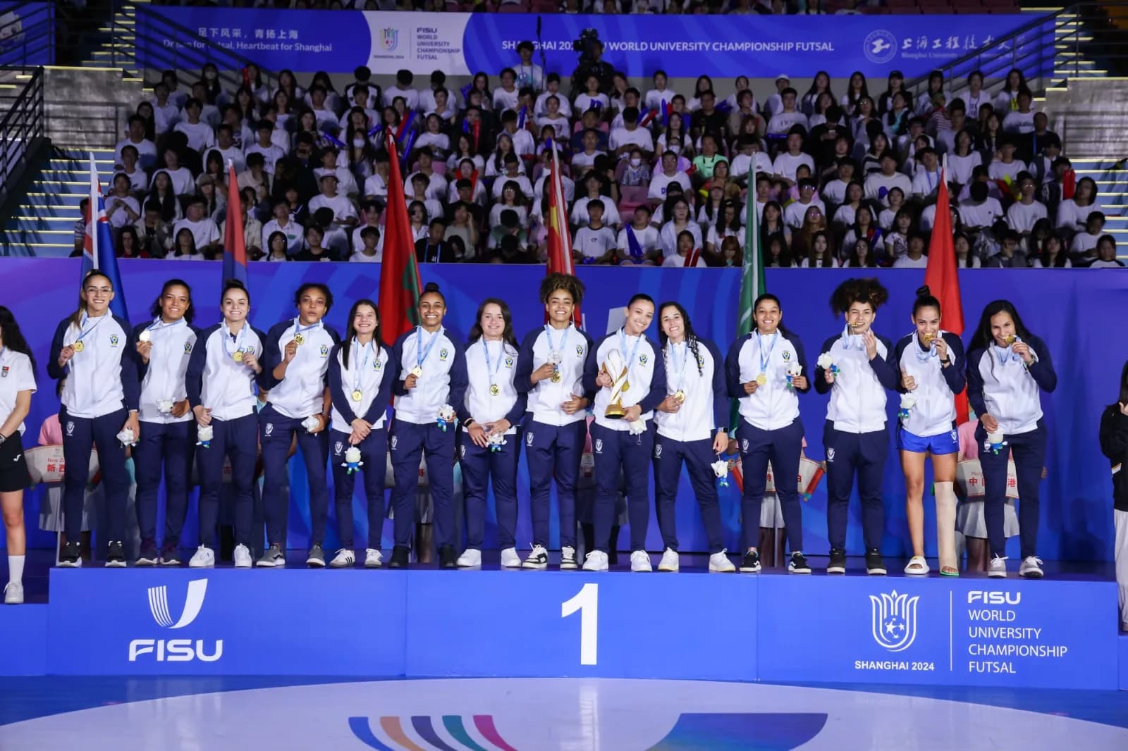 Equipe de futsal do DF vence campeonato na China com apoio do Compete Brasília