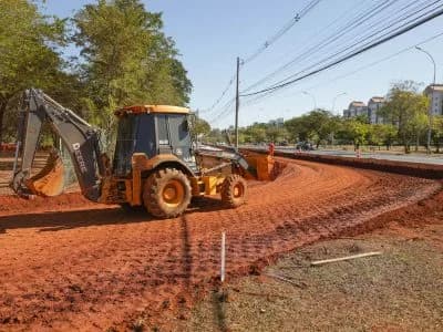 Novo acesso do Sudoeste ao Parque da Cidade começa a ser construído