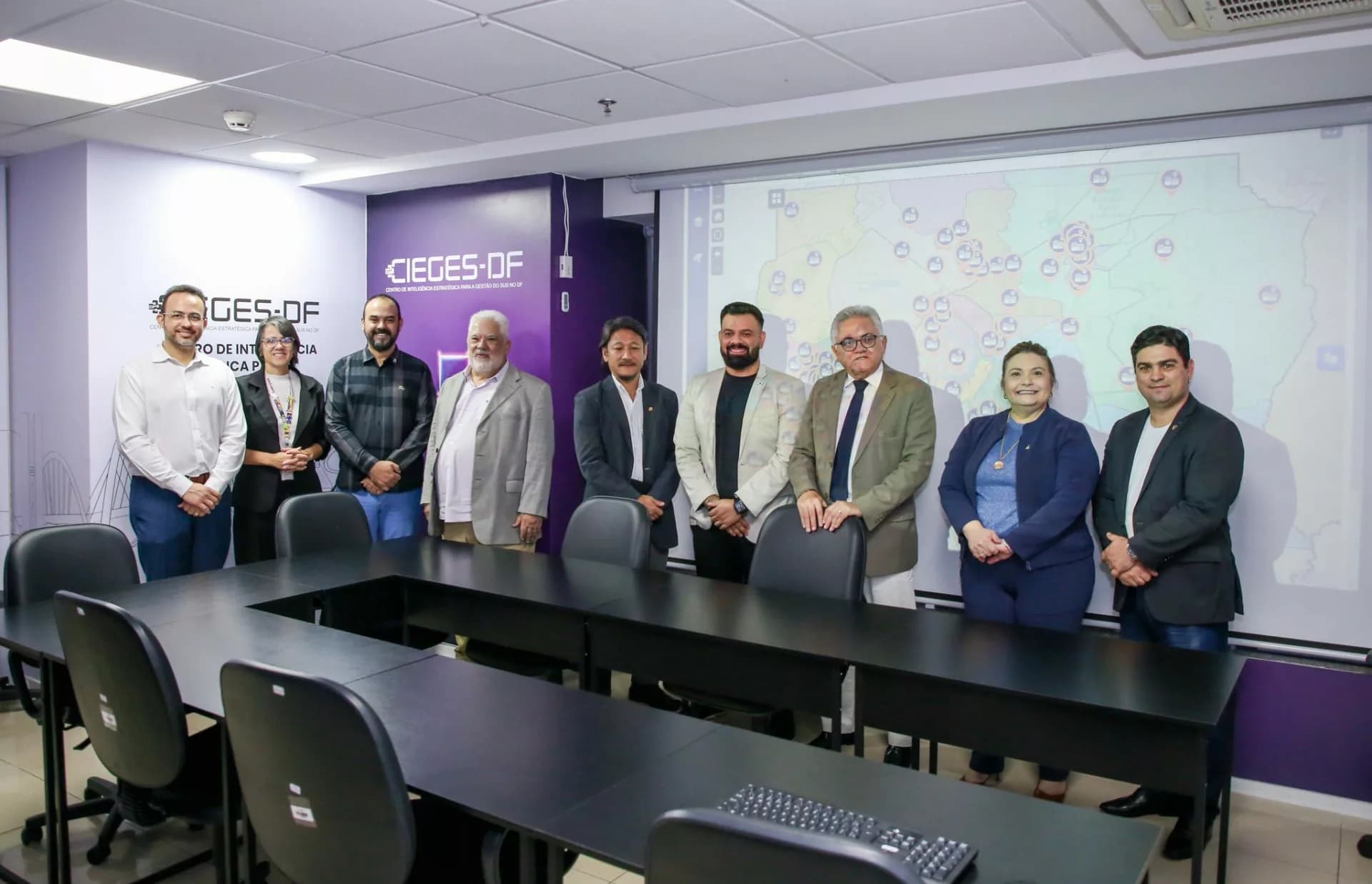 Inaugurado Centro de Inteligência para integrar dados e otimizar decisões da saúde no DF