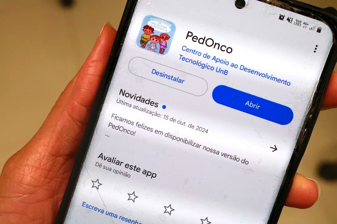 Aplicativo PedOnco oferece suporte a famílias de crianças com câncer em Brasília