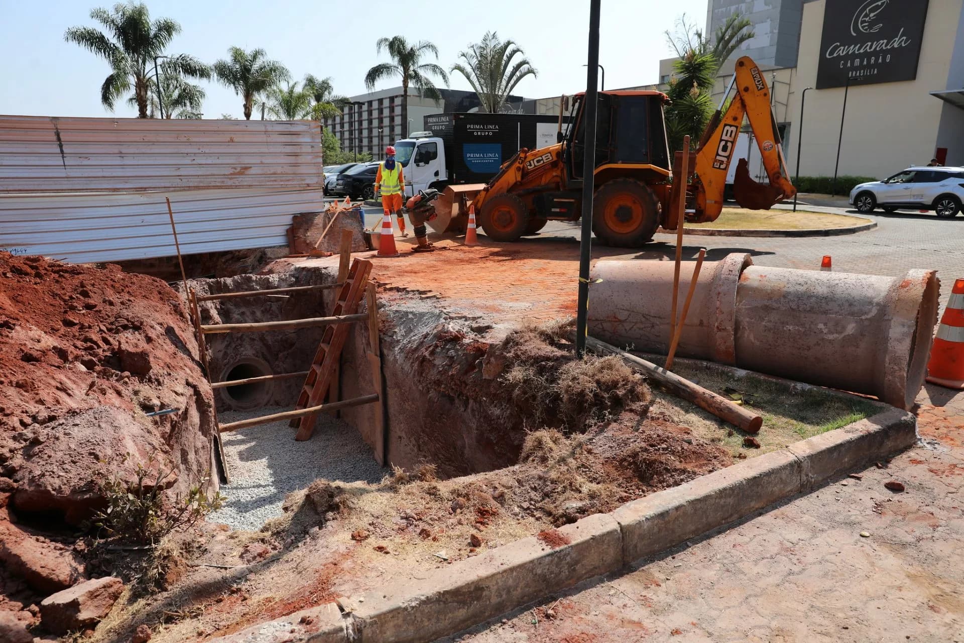 Drenar DF: Ampliação do sistema de escoamento de águas pluviais na Asa Norte está na reta final