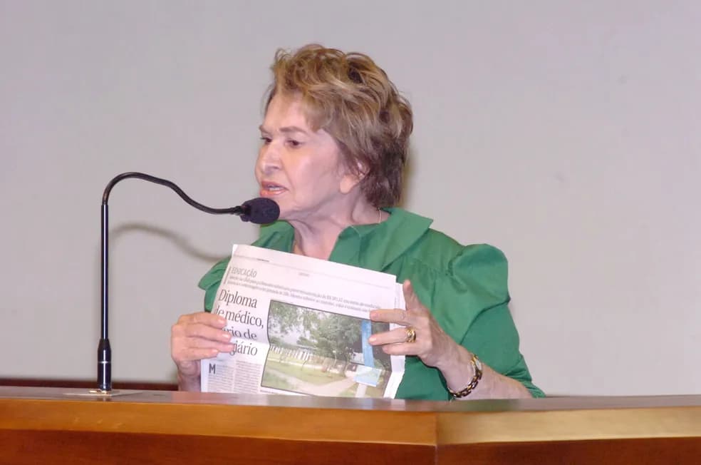 Morre Eurides Brito, ex-deputada federal e distrital, aos 87 anos em Brasília