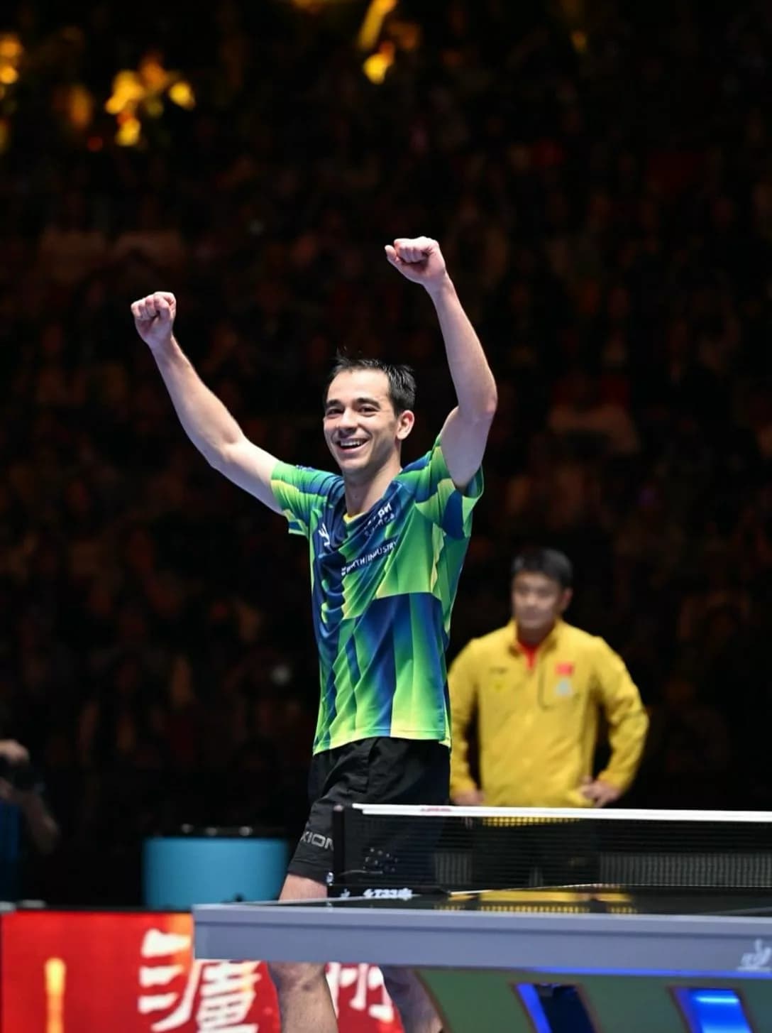 Hugo Calderano alcança 3º lugar no ranking mundial após título inédito na Copa do Mundo