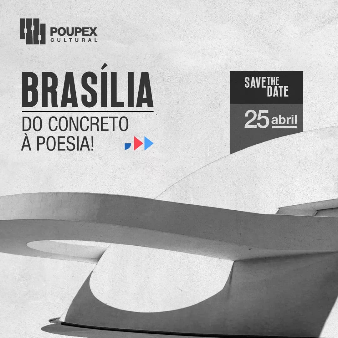POUPEX Cultural celebra os 65 anos de Brasília com show inédito