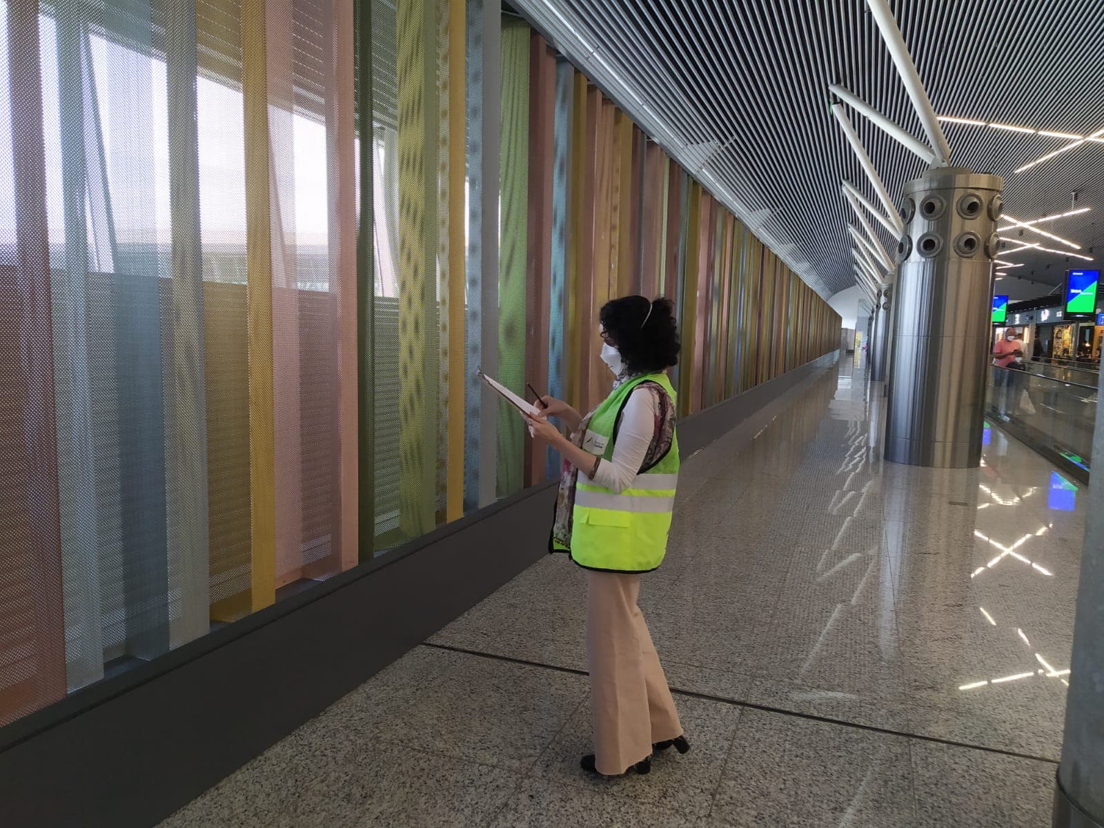 Painéis de Athos Bulcão no aeroporto estão bem-conservados, avaliam fiscais