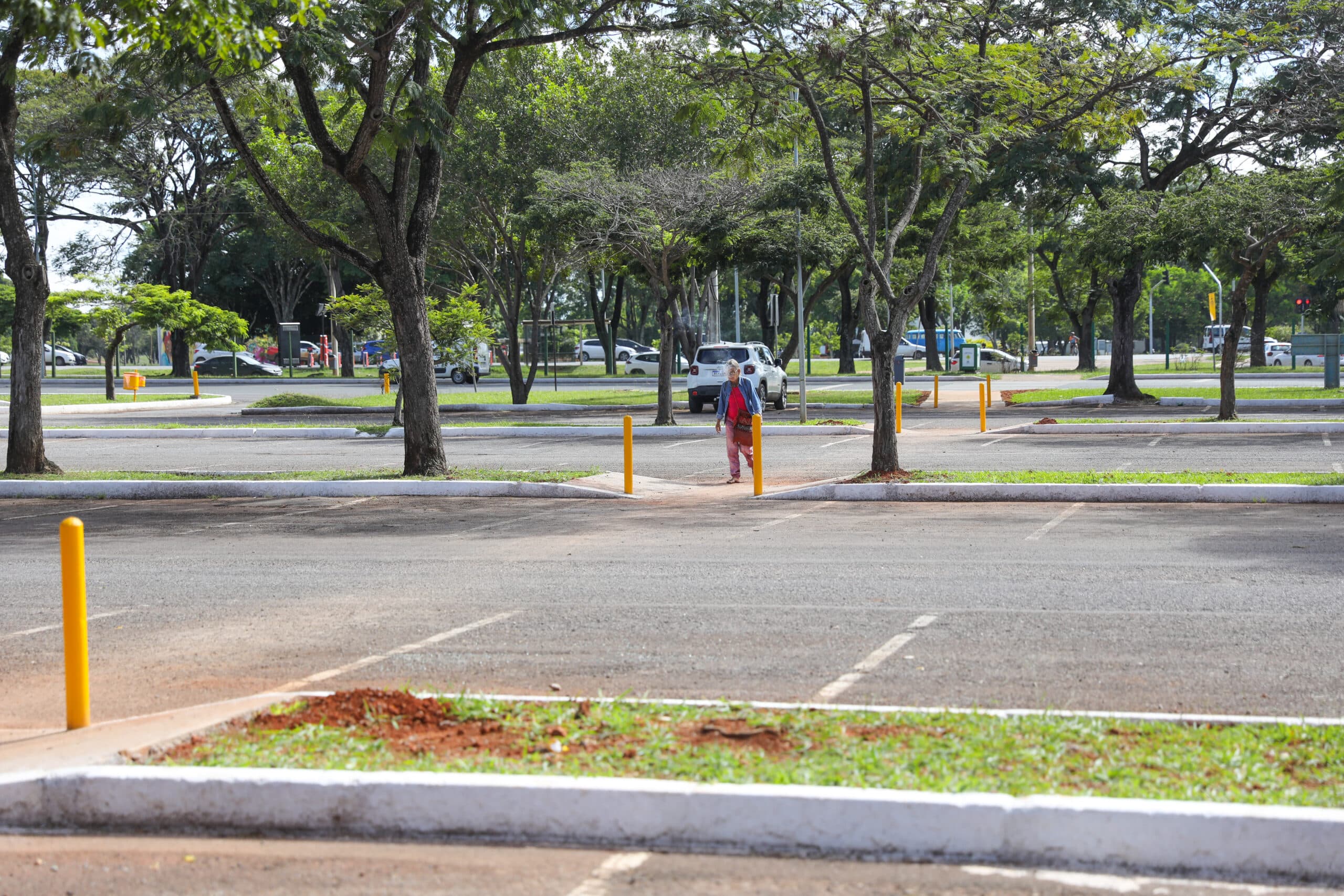 Mais acessibilidade no Parque da Cidade com rampas nos estacionamentos