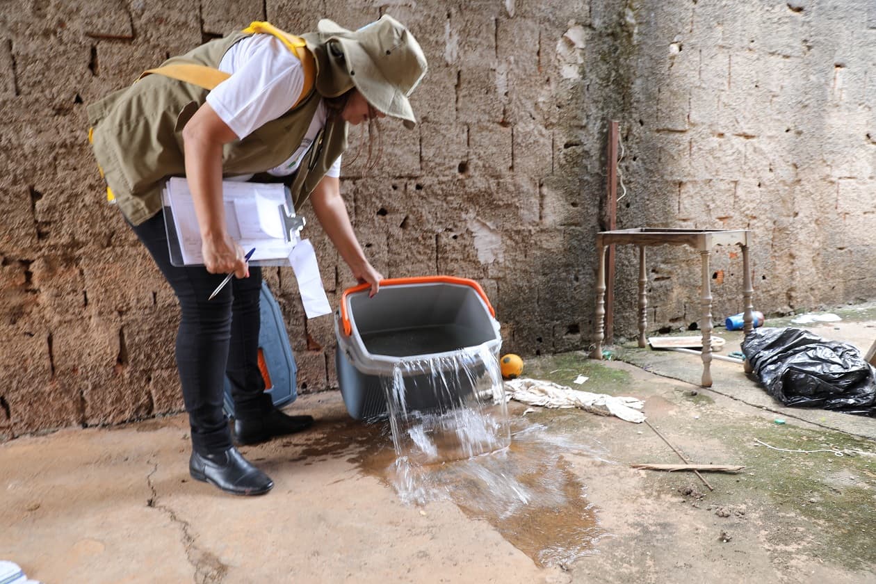 Quase 2,3 milhões de imóveis inspecionados contra a dengue neste ano