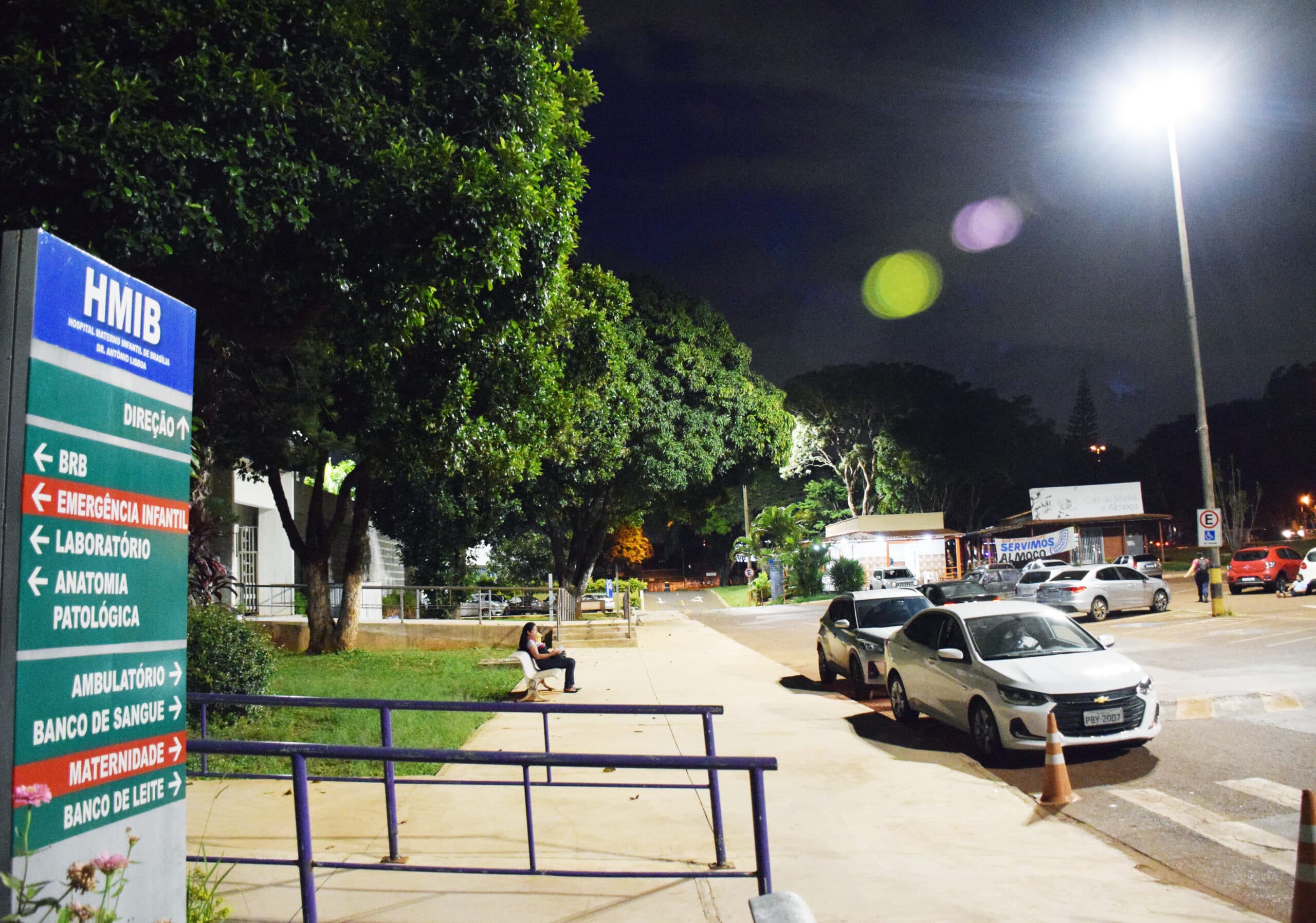 Estacionamento do Hmib recebe iluminação LED