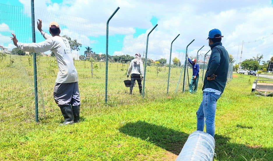 Parque Ezechias Heringer ganha novo cercamento