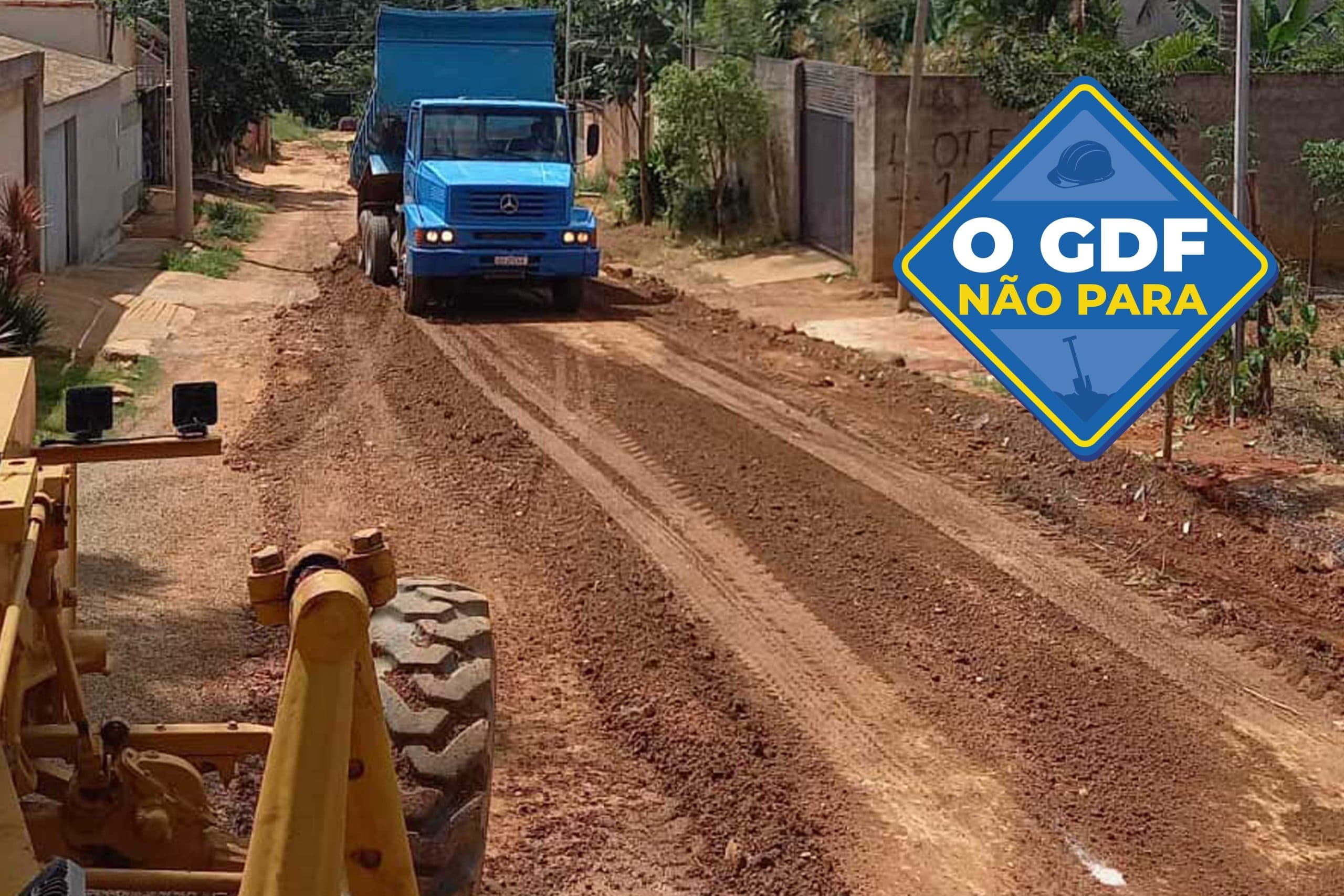 Estradas de terra e ruas recuperadas na área rural de São Sebastião