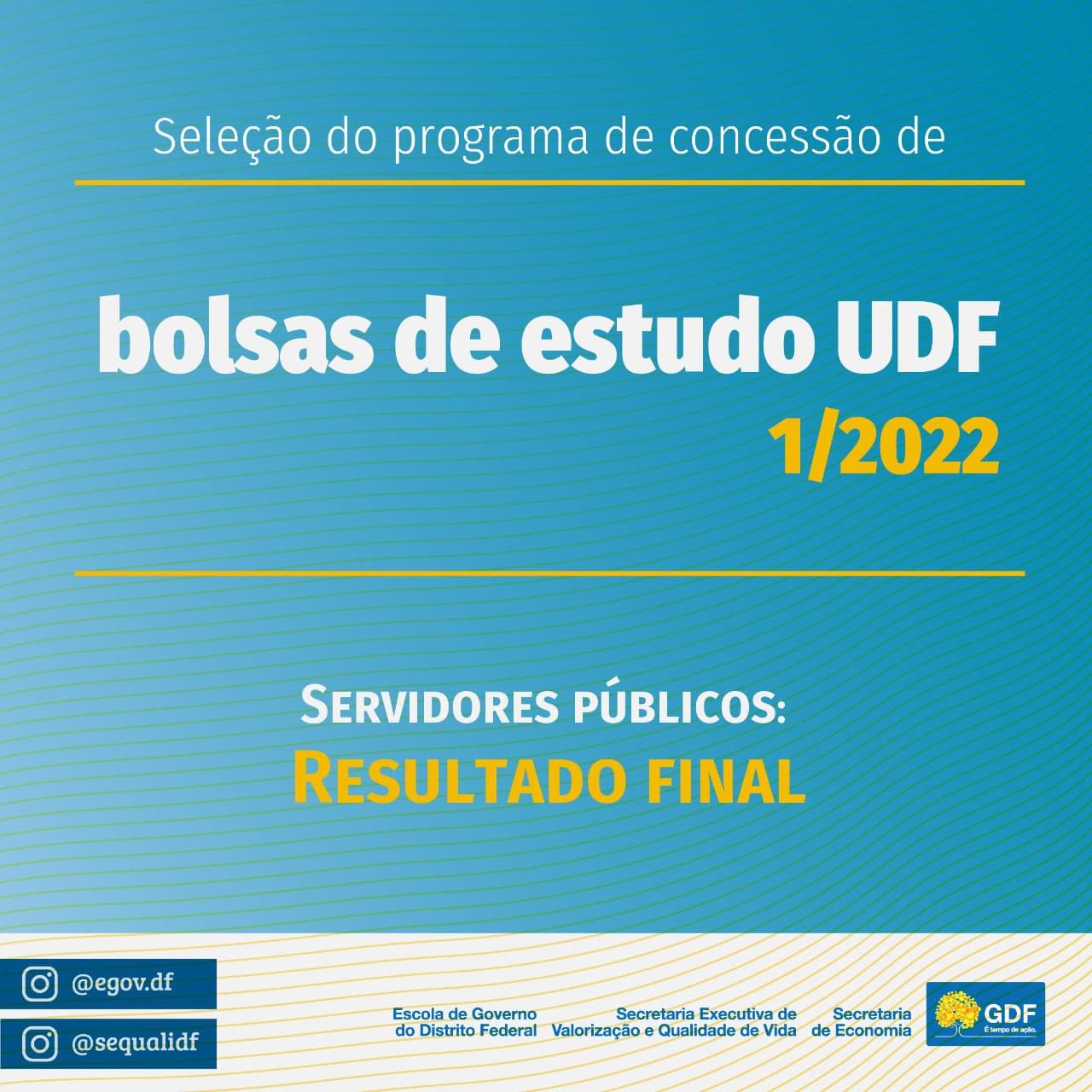 Confira os contemplados com bolsas de estudo do UDF