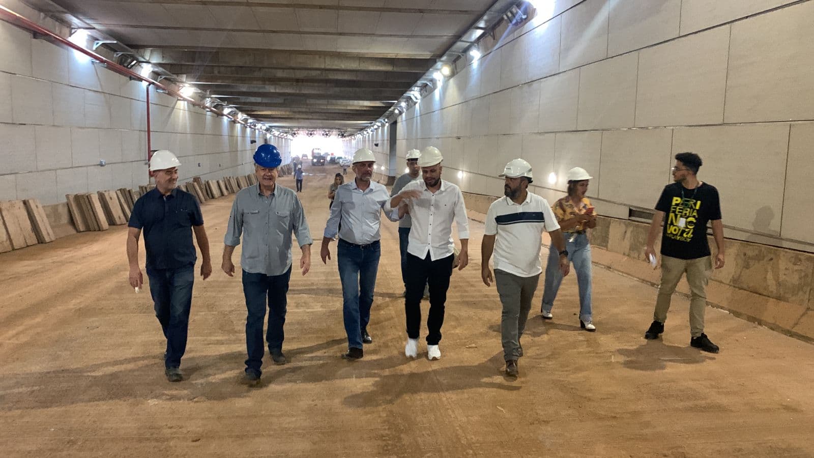 Presidente da Comissão de Transporte da CLDF visita Túnel de Taguatinga