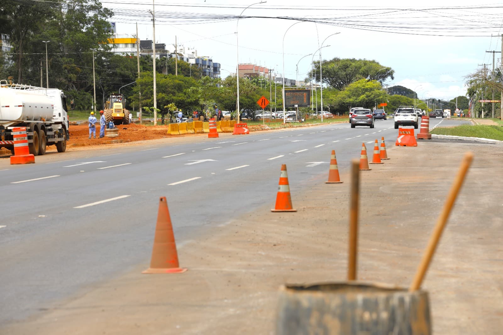 Estreitamento de faixas na Epig começa nesta terça-feira (4)