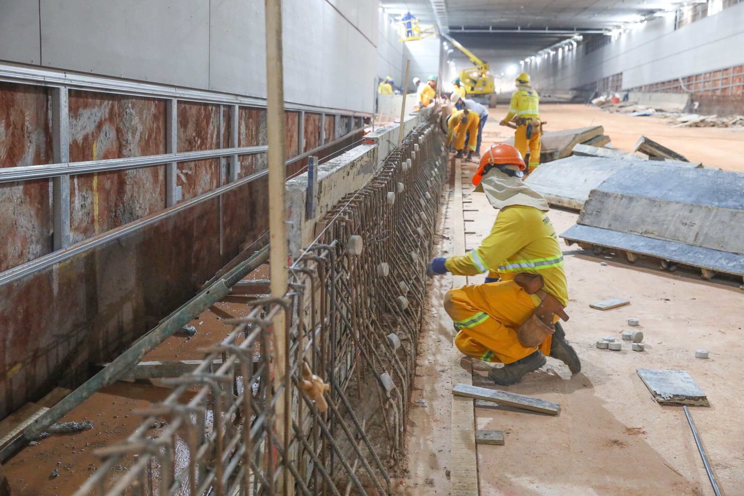 Concluída a produção de new jersey no Túnel de Taguatinga