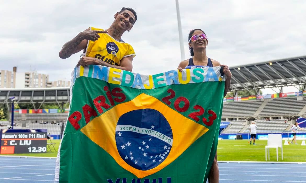 Atletismo: Brasil é ouro com Yeltsin e Jerusa no Mundial Paralímpico