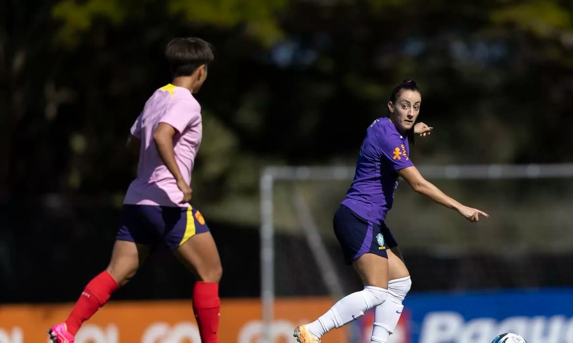 Seleção bate China em último jogo-treino antes do Mundial Feminino