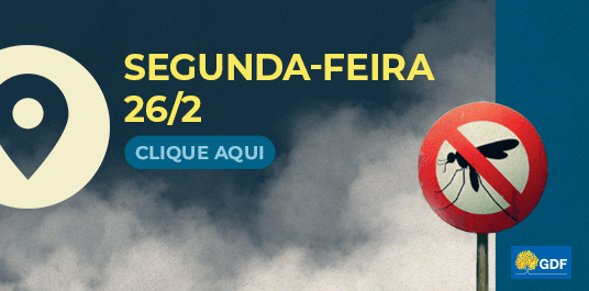 Veja a rota do fumacê nesta segunda-feira (26)