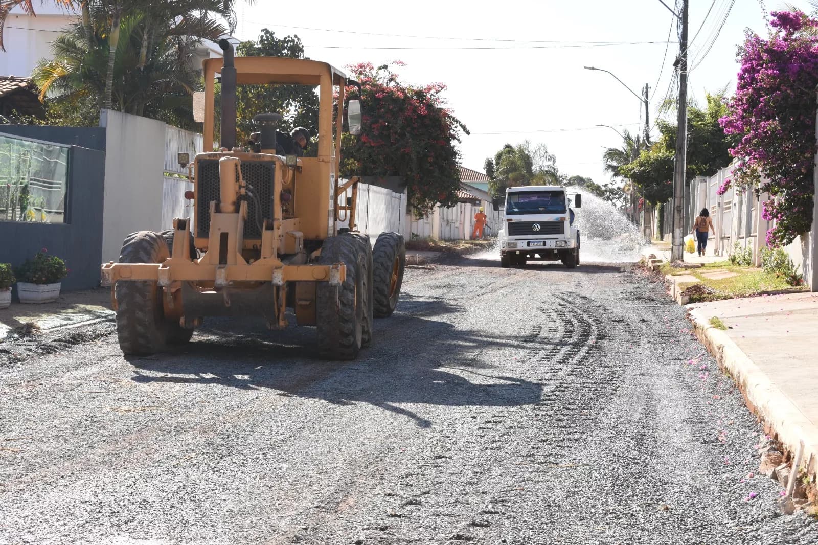 Lotes 1 e 4 do Bernardo Sayão têm obras de drenagem e pavimentação