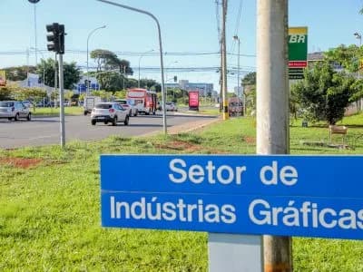 Faixa próxima ao SIG é interditada para obras do corredor BRT