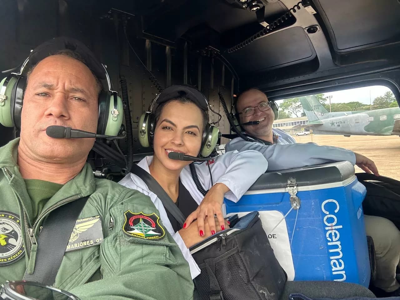 Aeronave Sentinela realiza 73º transporte de coração para transplante em Brasília